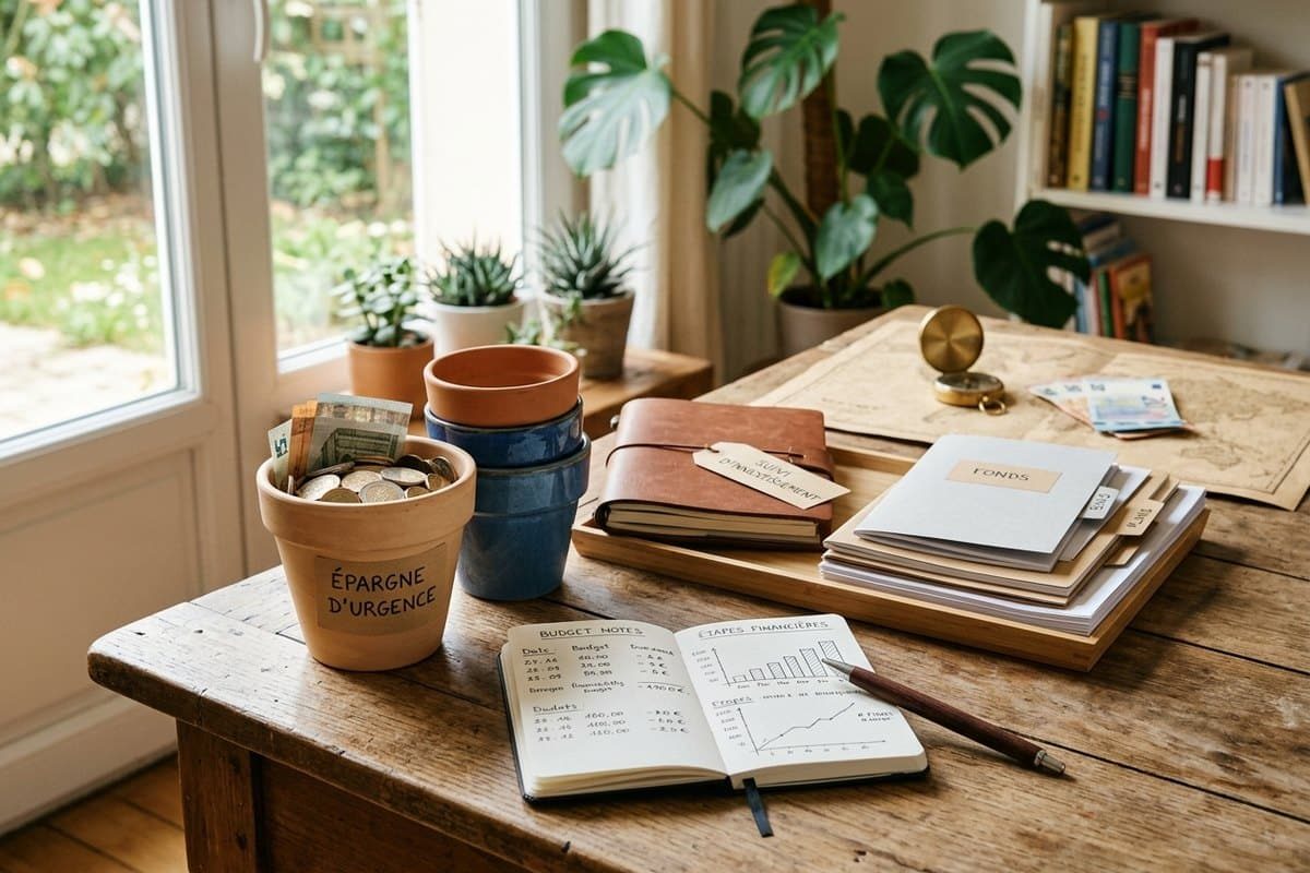 Carnet de budget et tirelire